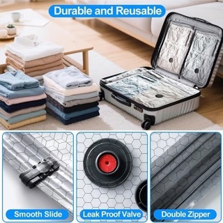 🔥Cordless Travel Vacuum Storage Compression Bag Set