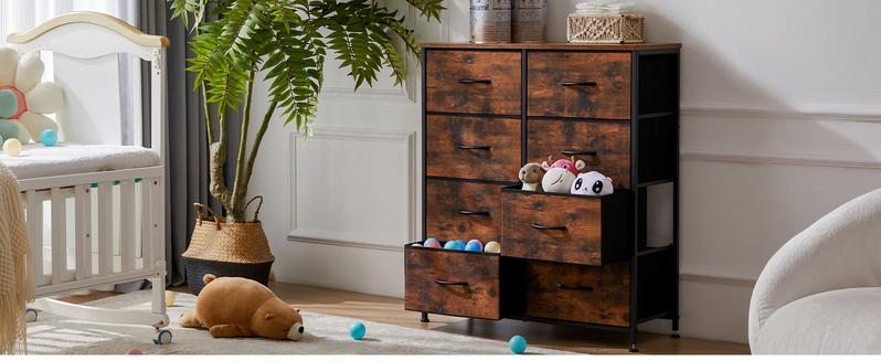 【New Color】Cupboards Cabinets Dresser - Fabric Storage Tower with 8 Drawers, Bedroom Organizer, Chest of Drawers with Fabric Bins, for Bedroom, Closet, Entryway 【New Color】Cupboards Cabinets Dresser - Fabric Storage Tower with 8 Drawers, Bedroom Organizer, Chest of Drawers with Fabric Bins, for Bedroom, Closet, Entryway