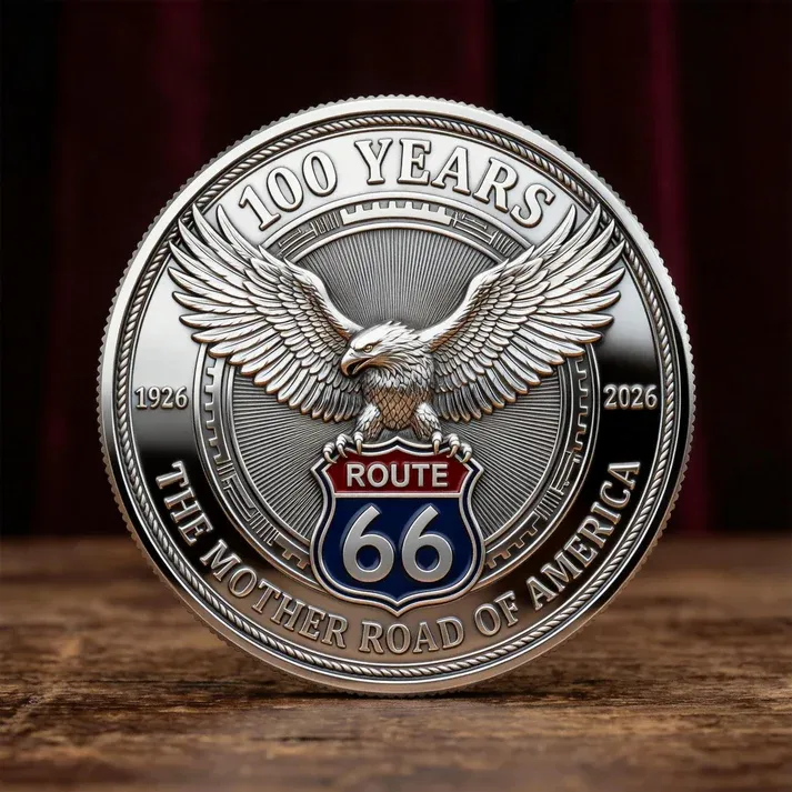 🏆Flash Sale 60% OFF -🛣️ Route 66 – 100 Years of Freedom Commemorative Coin