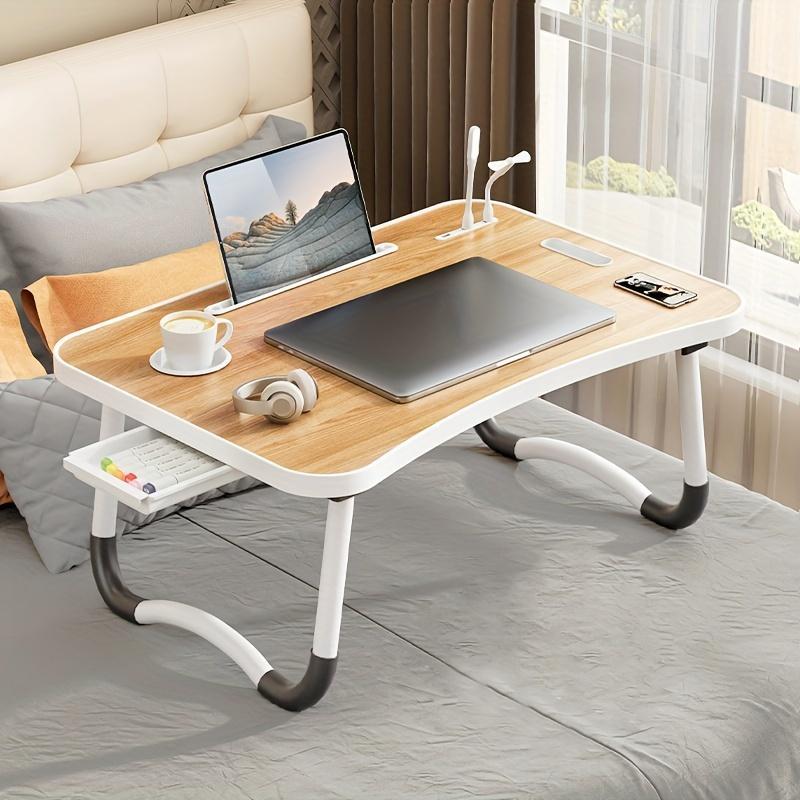 Ultra Large Portable Laptop Bed Table - Multi functional tray holder with cup holder and drawer, - Perfect for eating, reading, and writing on beds, sofas, floors - Stable, durable, and foldable Ultra Large Portable Laptop Bed Table - Multi functional tray holder with cup holder and drawer, - Perfect for eating, reading, and writing on beds, sofas, floors - Stable, durable, and foldable