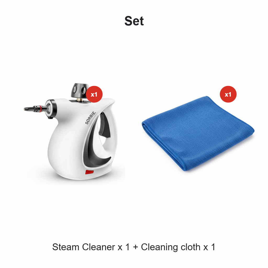⏳LAST DAY SALE 50% OFF!!🔥Pressurized Handheld Multi-Surface Natural Steam Cleaner with 12 pcs Accessories