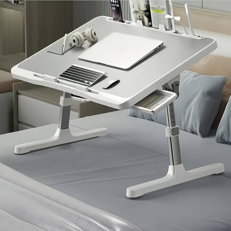 Ultra Large Portable Laptop Bed Table - Multi functional tray holder with cup holder and drawer, - Perfect for eating, reading, and writing on beds, sofas, floors - Stable, durable, and foldable Ultra Large Portable Laptop Bed Table - Multi functional tray holder with cup holder and drawer, - Perfect for eating, reading, and writing on beds, sofas, floors - Stable, durable, and foldable