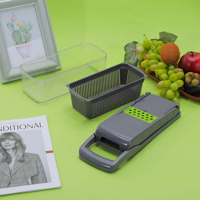 16-in-1 Premium Veggies Chopper – Effortless Vegetable & Fruit Preparation for Your Kitchen