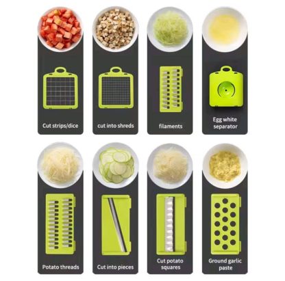 16-in-1 Premium Veggies Chopper – Effortless Vegetable & Fruit Preparation for Your Kitchen