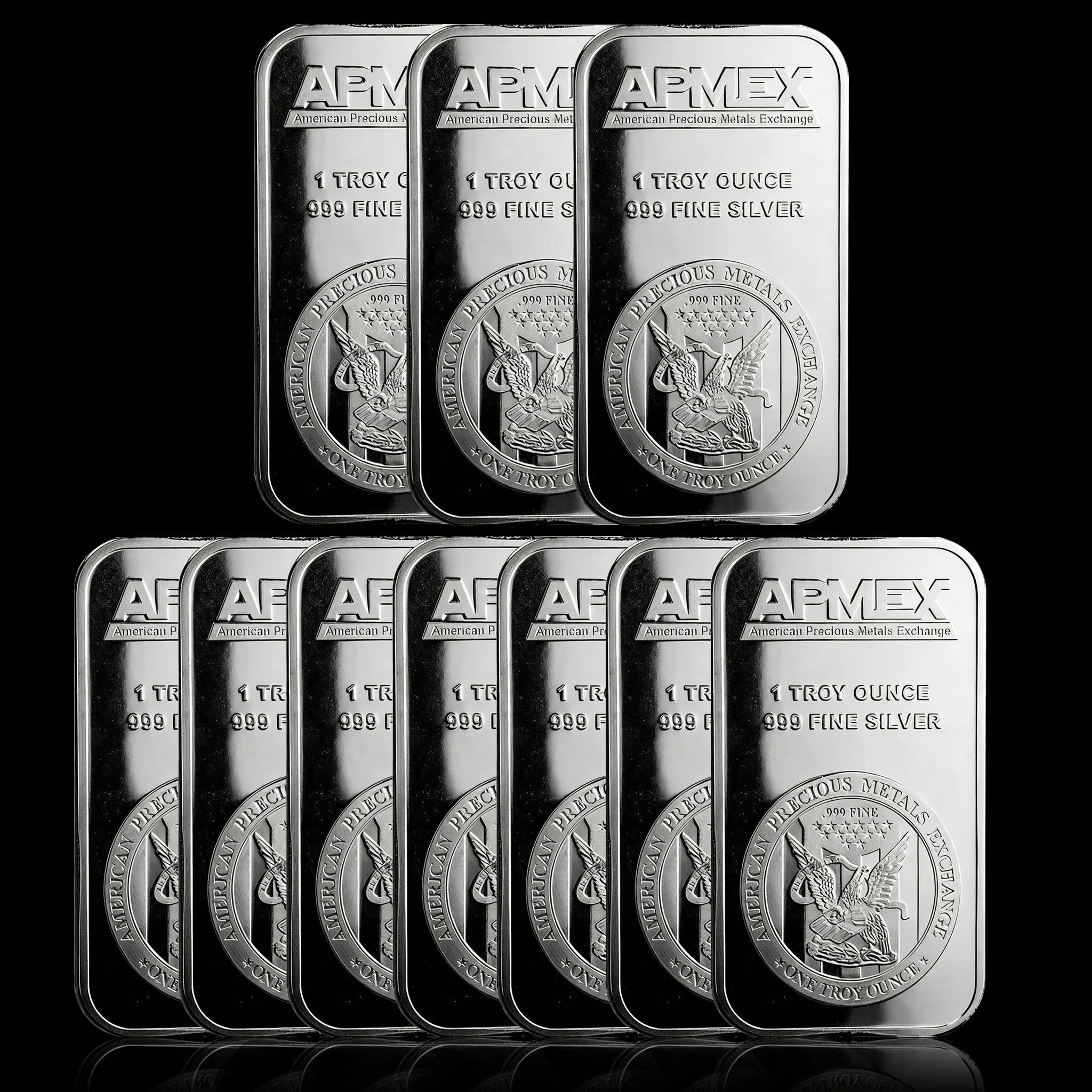 999 Fine Pure APMEX Silver Bar