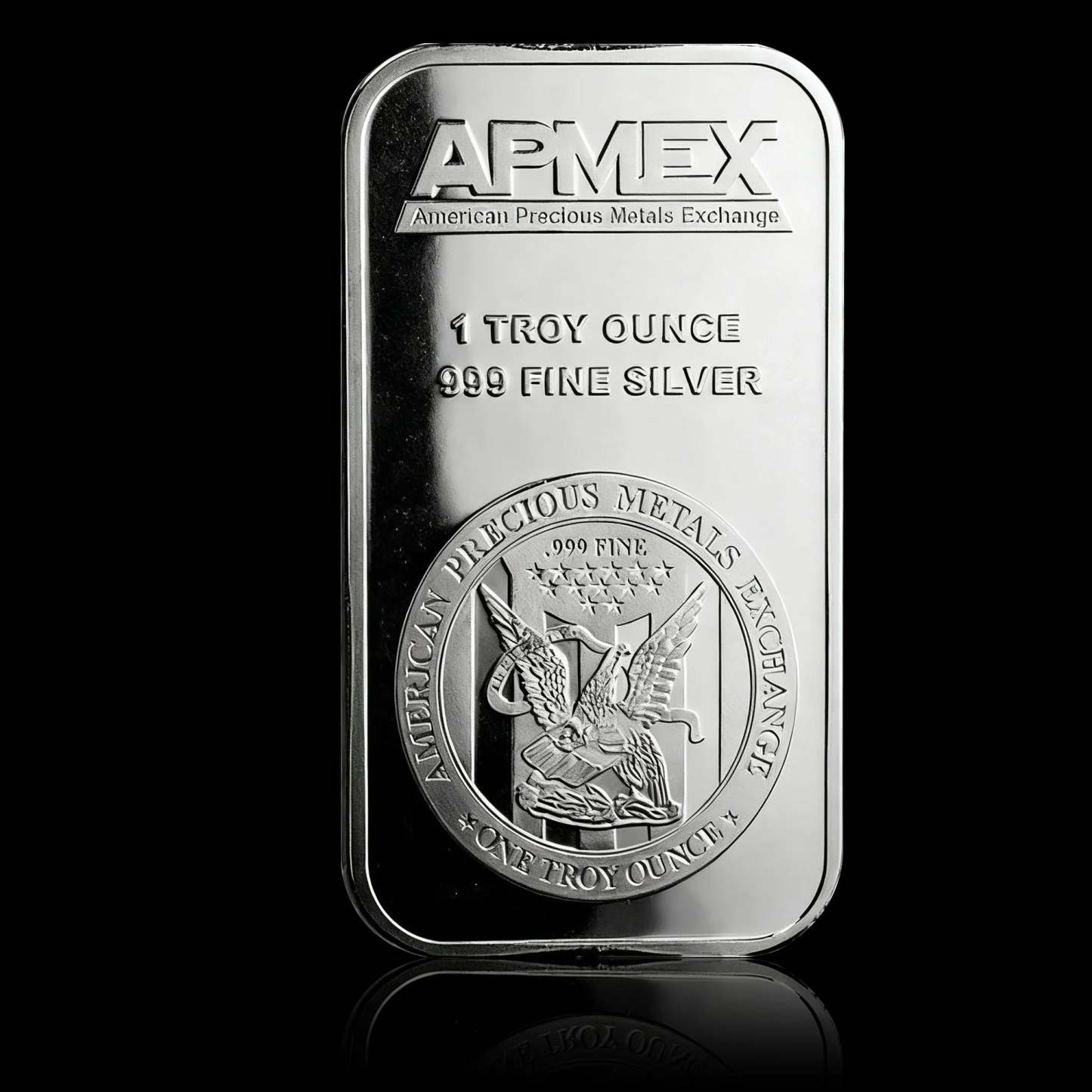 999 Fine Pure APMEX Silver Bar