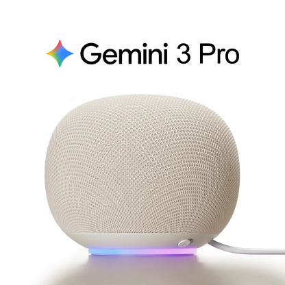 🔥New Google Home Speaker(Power By 🤖Gemini 3 Pro, lifetime Free，no subscription fees guaranteed🆓)
