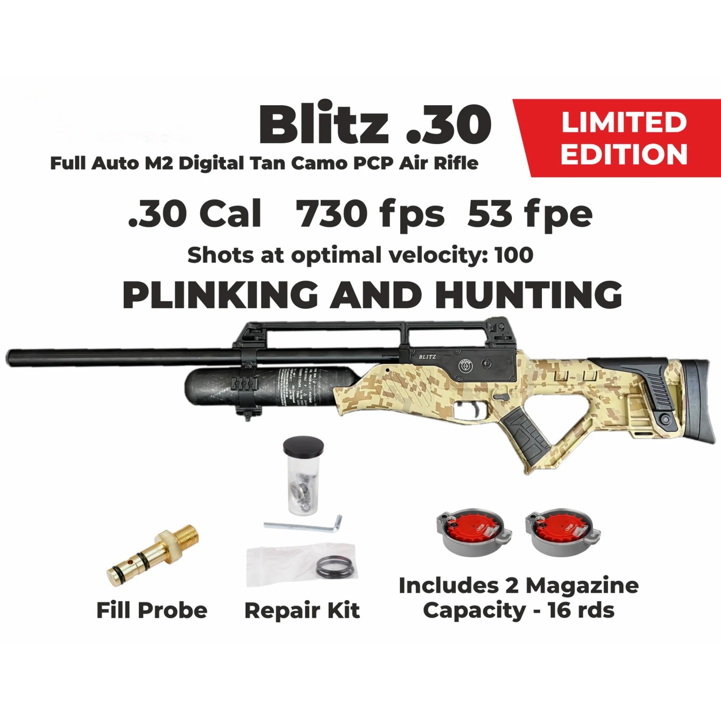 Heatfront Blitz Full Auto PCP Air Rifle Toy
