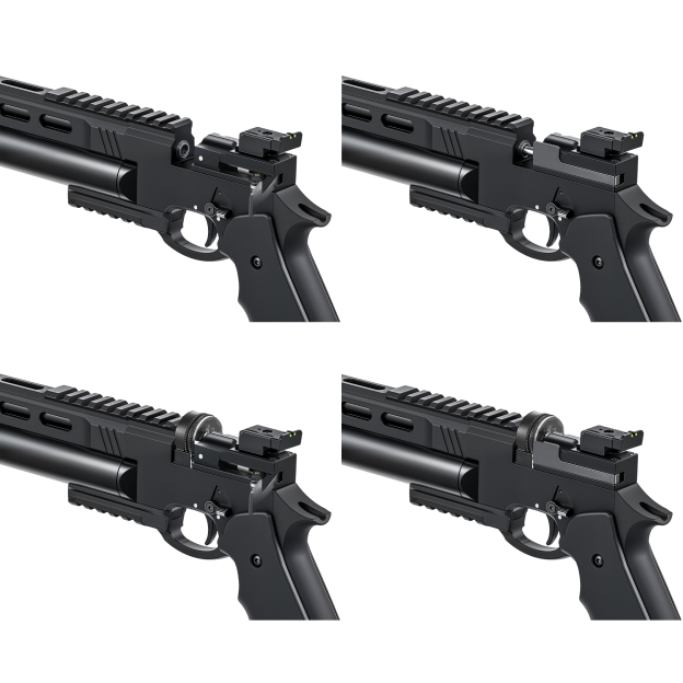 Pinty Buster - 9 Pellet .177/.22 Cal PCP Air Pistol Toy