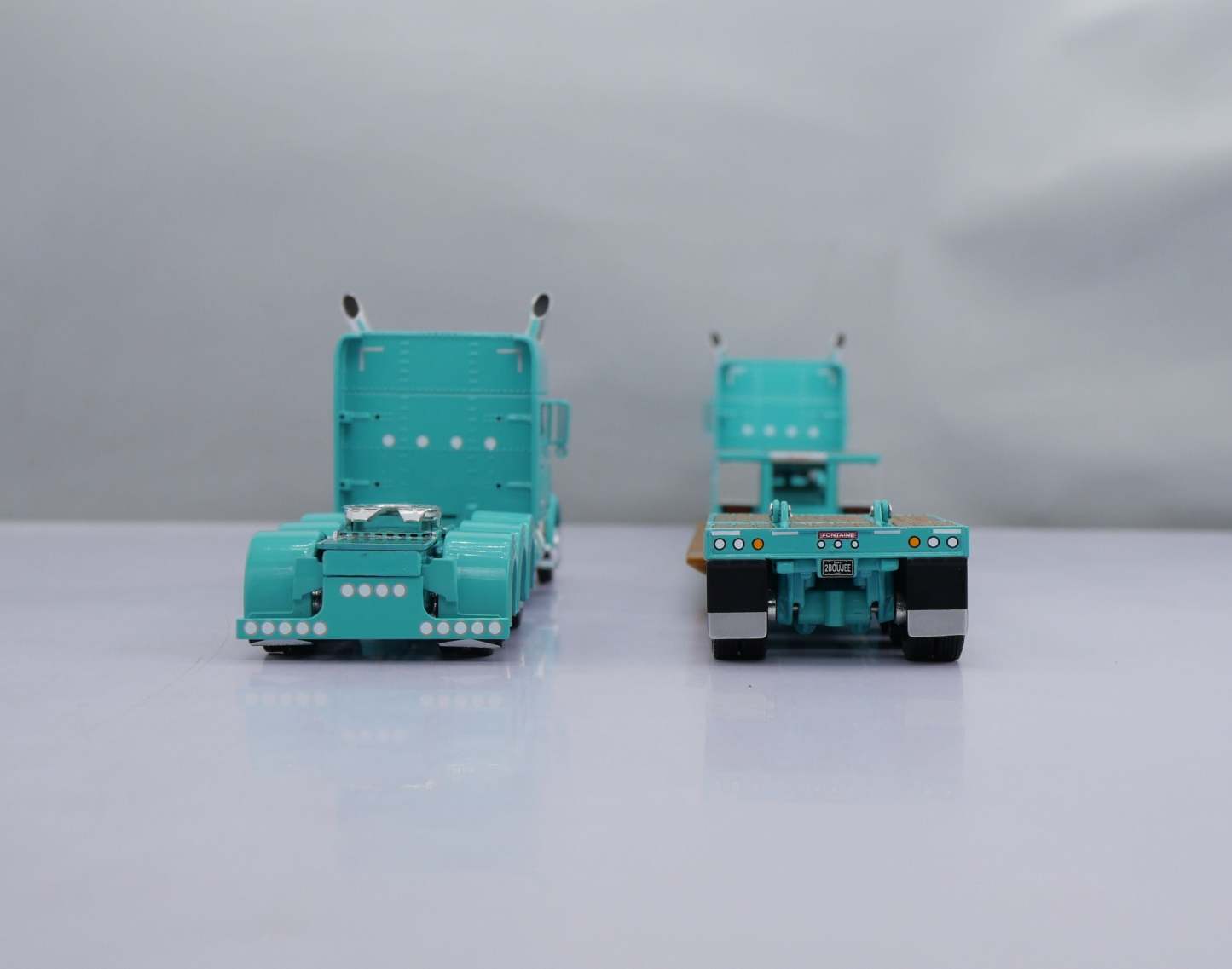 #60-1891 Shimon Trucking Peterbilt 389 w/ Lowboy Trailer