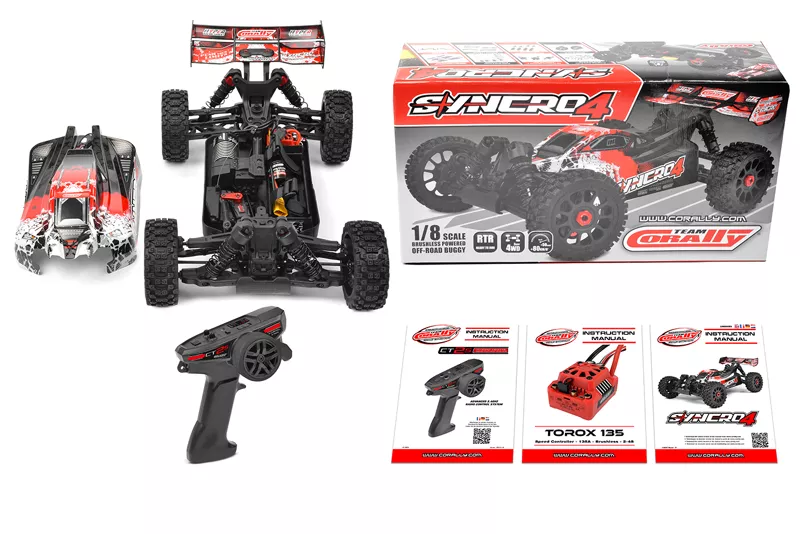 SYNCRO-4 - RTR - Rot - Brushless Power 3-4S