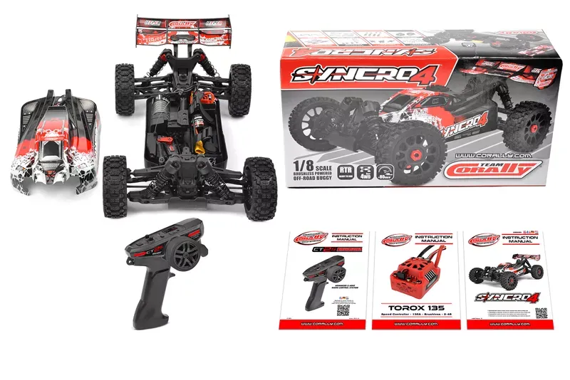 SYNCRO-4 - RTR - Rot - Brushless Power 3-4S