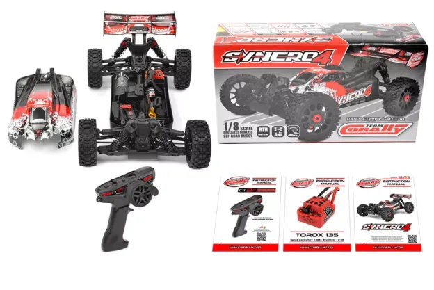 SYNCRO-4 - RTR - Rot - Brushless Power 3-4S
