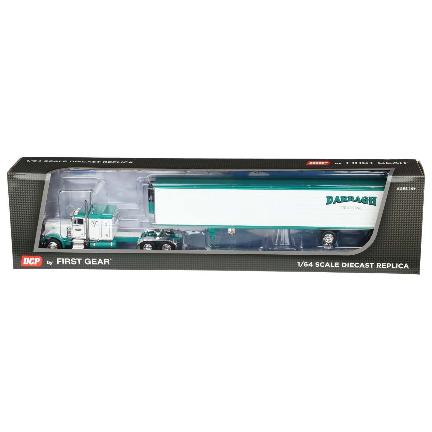 1/64 Peterbilt 379 Semi Truck with Spread Axle Reefer Trailer