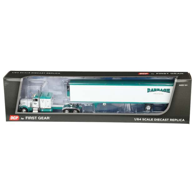 1/64 Peterbilt 379 Semi Truck with Spread Axle Reefer Trailer