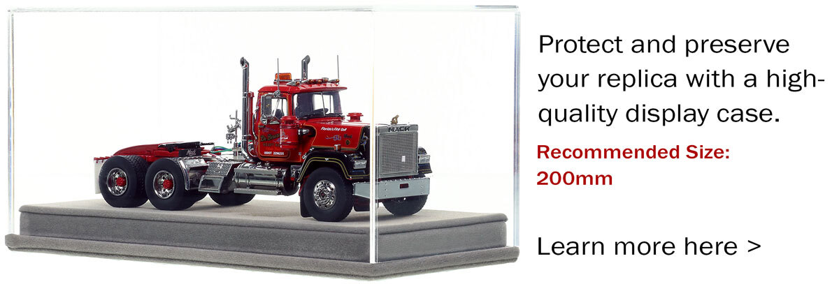 Display Case for DeBerardinis Heavy Haul 1991 Mack Superliner