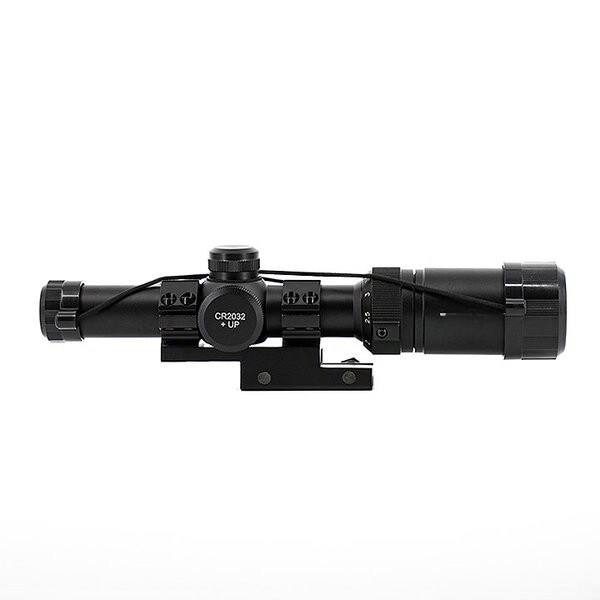 Popularslandmarks 1-4x20 Mil-Dot Airsoft Rifle Scope w/ Mount