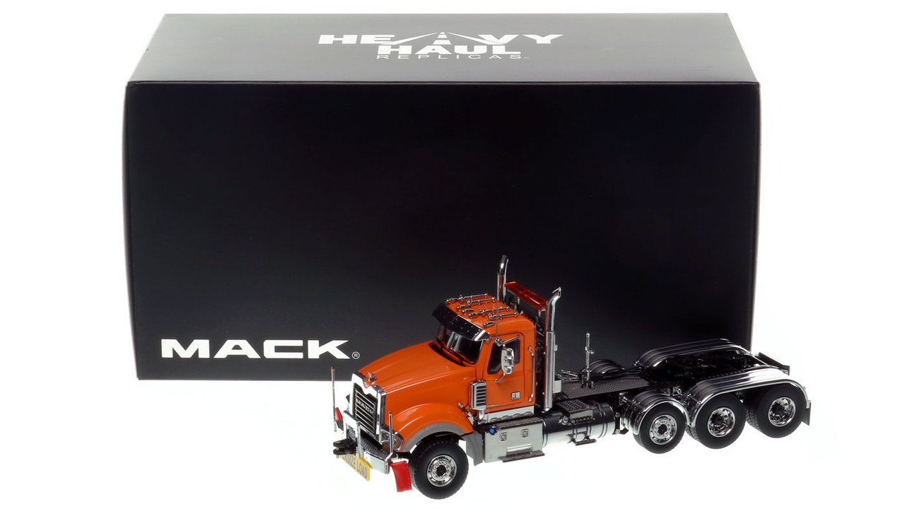 Mack Titan Tri-axle Tractor - Orange 2010 over Black