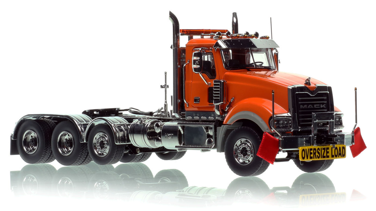 Mack Titan Tri-axle Tractor - Orange 2010 over Black