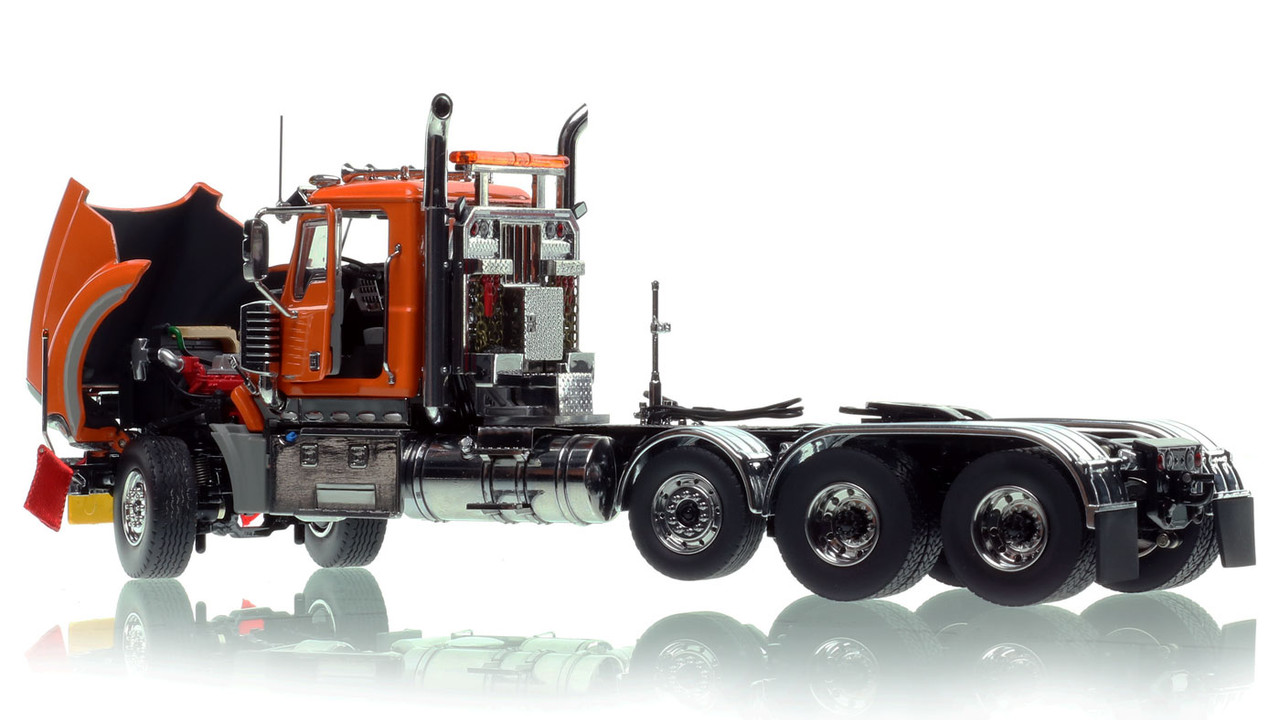 Mack Titan Tri-axle Tractor - Orange 2010 over Black