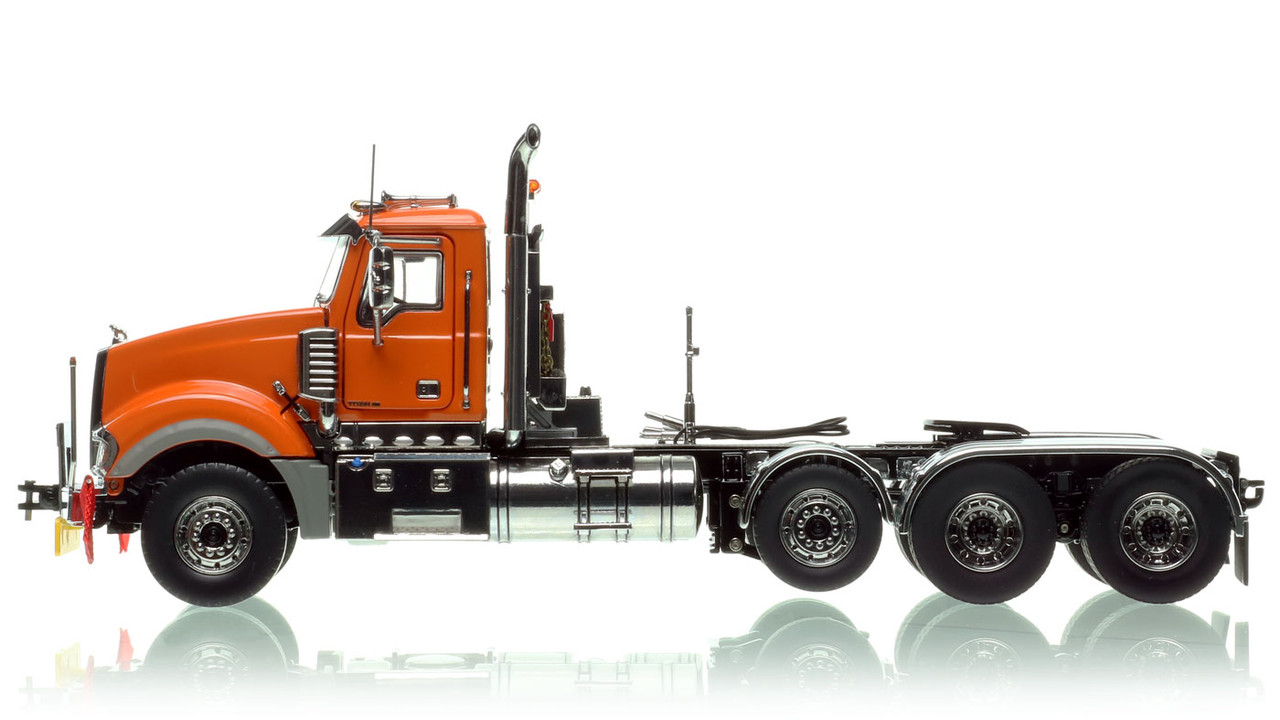 Mack Titan Tri-axle Tractor - Orange 2010 over Black
