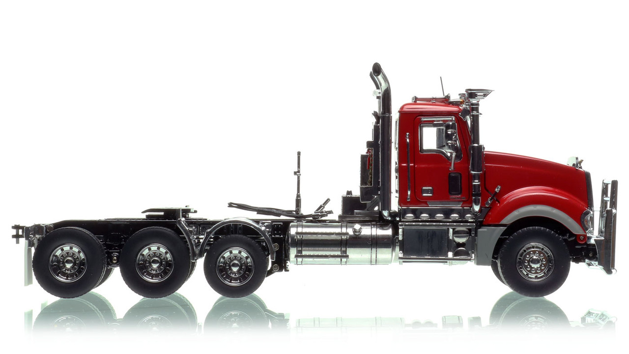 Mack Titan Tri-axle Tractor - DHH Red over Black