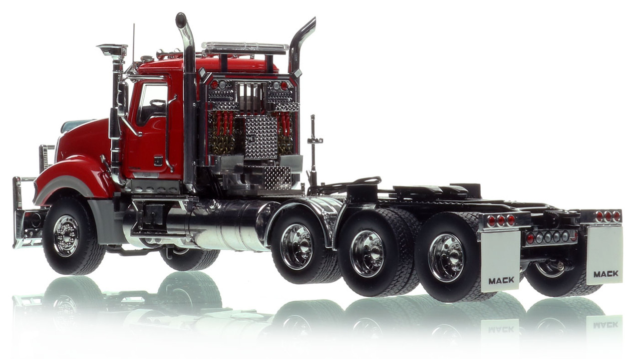 Mack Titan Tri-axle Tractor - DHH Red over Black