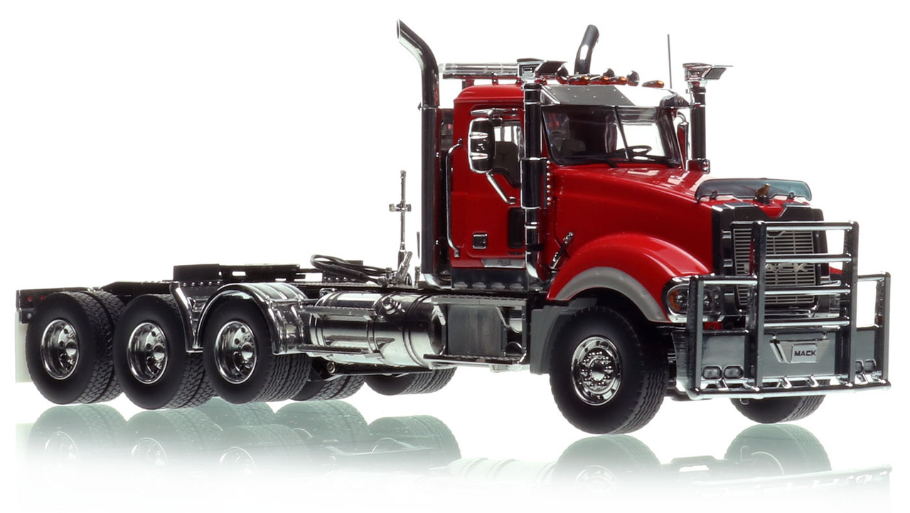 Mack Titan Tri-axle Tractor - DHH Red over Black