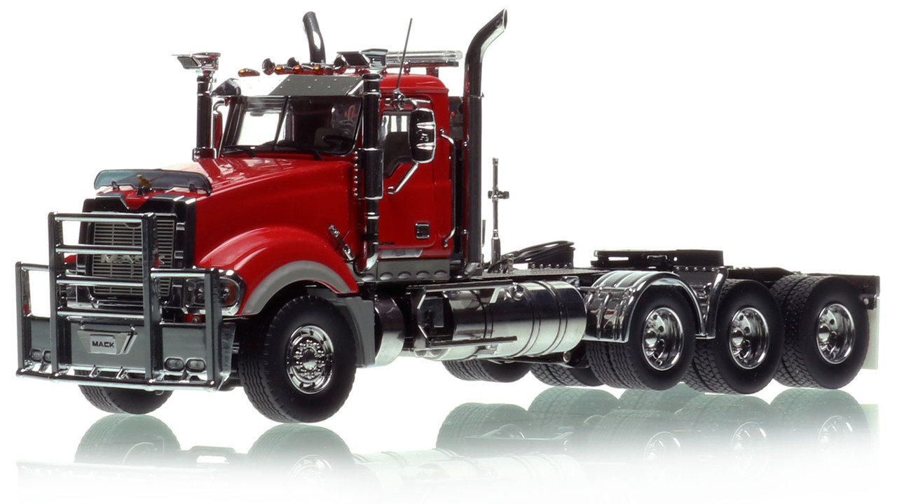 Mack Titan Tri-axle Tractor - DHH Red over Black