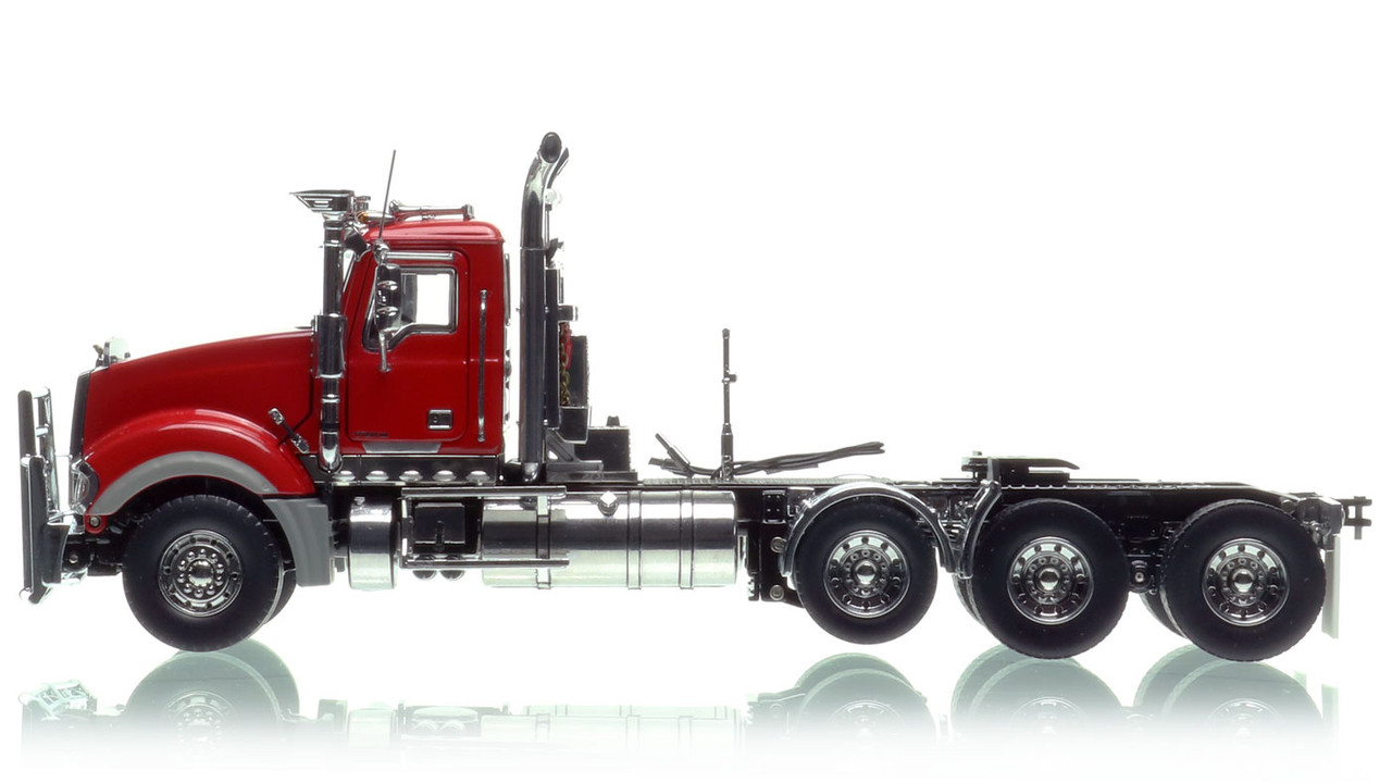 Mack Titan Tri-axle Tractor - DHH Red over Black