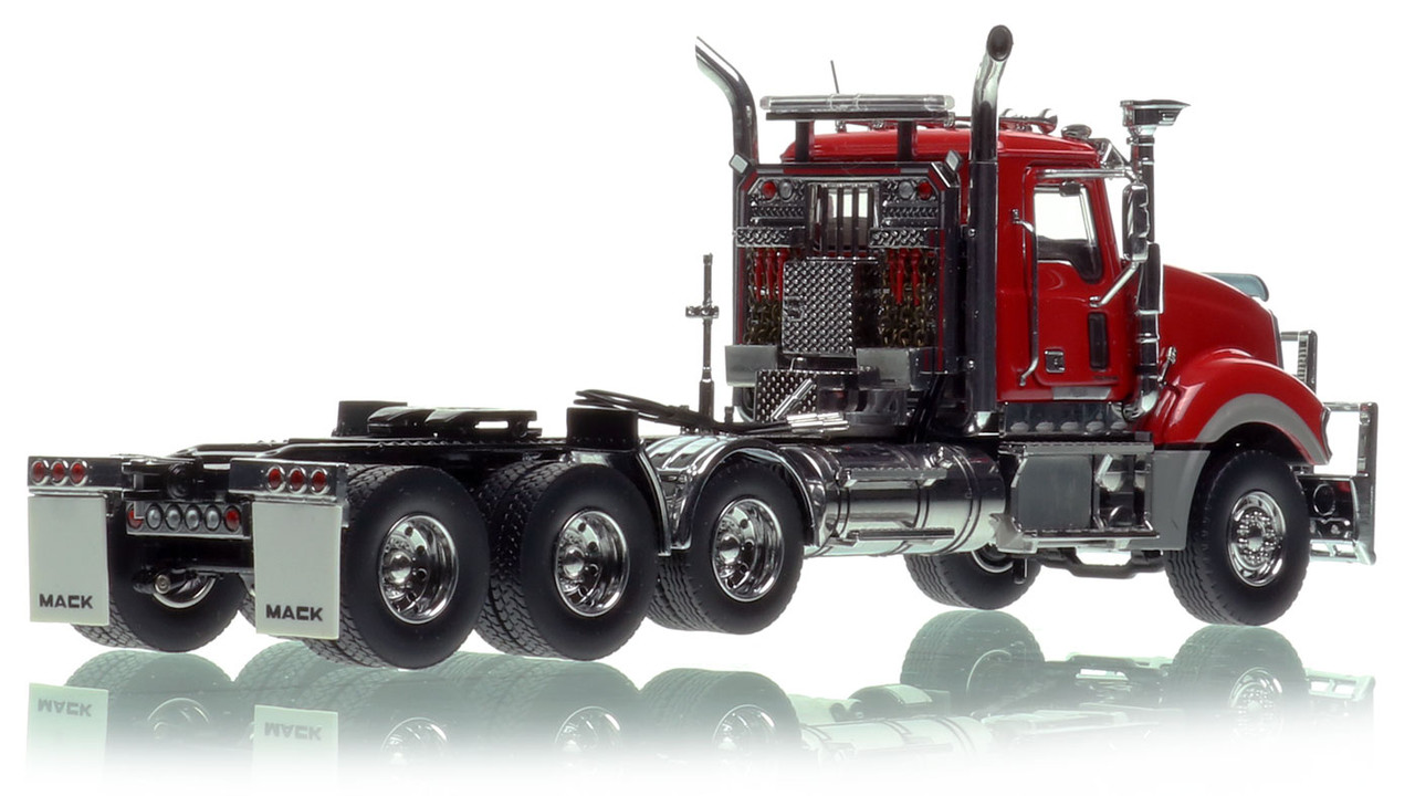 Mack Titan Tri-axle Tractor - DHH Red over Black