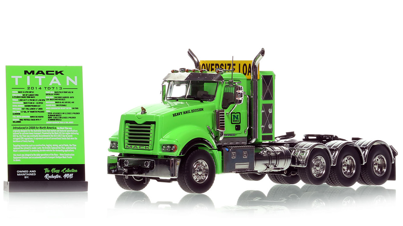 Nuss Truck & Equipment 2014 Mack Titan Tri-axle Tractor