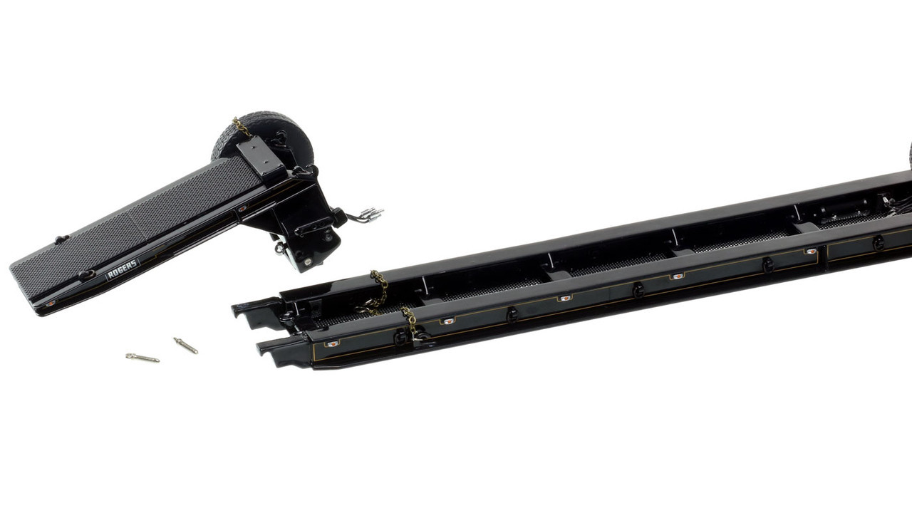 1950s Rogers 90-Ton Beam Trailer - Black with Gold Pinstripes