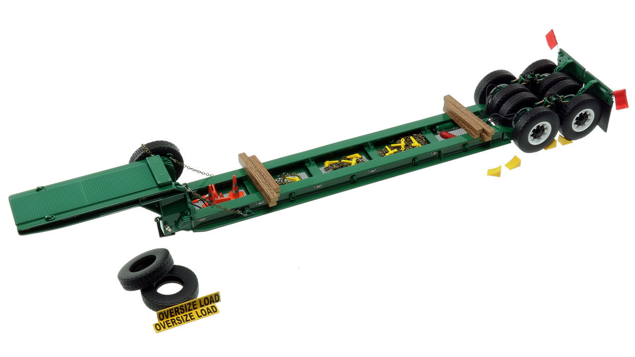 1950s Rogers 90-Ton Beam Trailer - Greene Const. Green