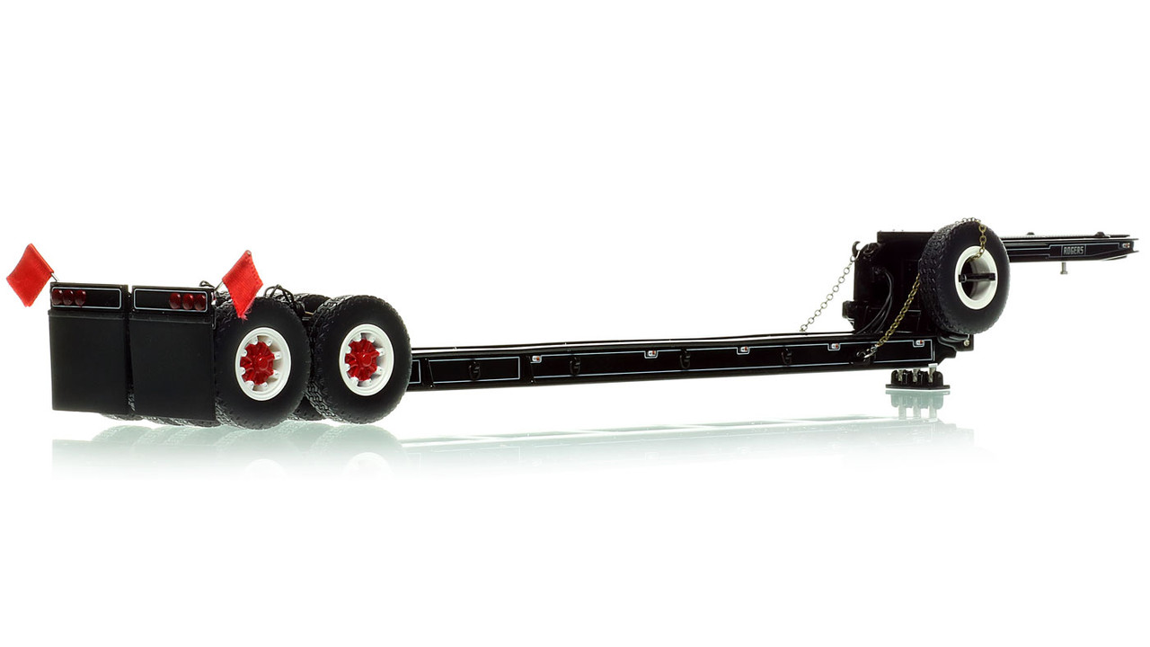 1950s Rogers 90-Ton Beam Trailer - Black with White Pinstripes