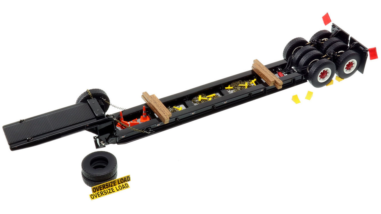 1950s Rogers 90-Ton Beam Trailer - Black with White Pinstripes