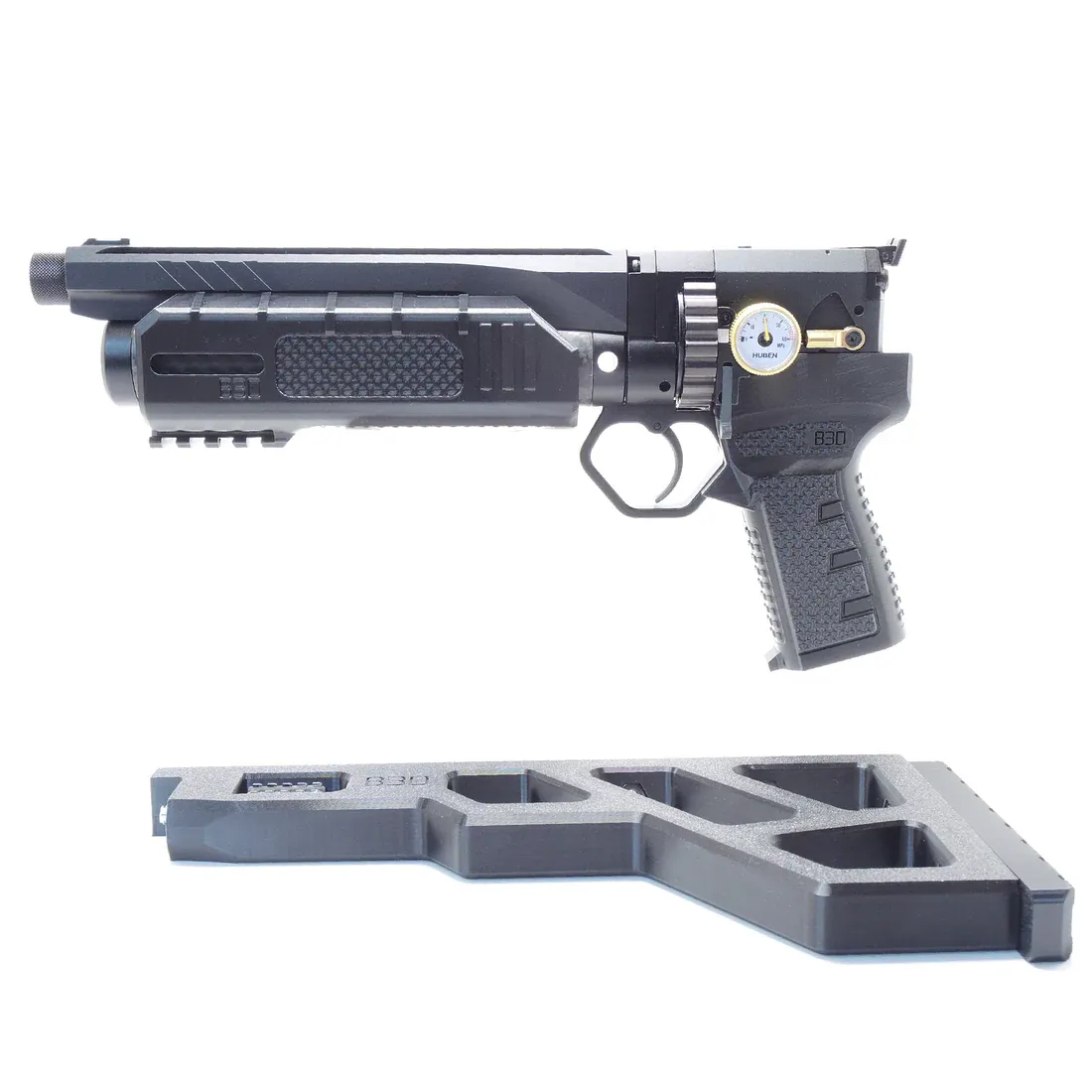 Compact Pellet Toy Gun Carbine Huben GK1