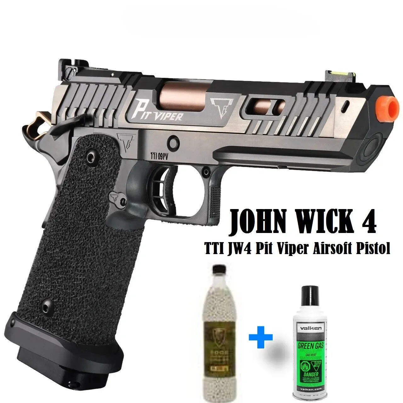 JOHN WICK 4 TARAN TACTICAL PIT VIPER  GBB AIRSOFT PISTOL TOY