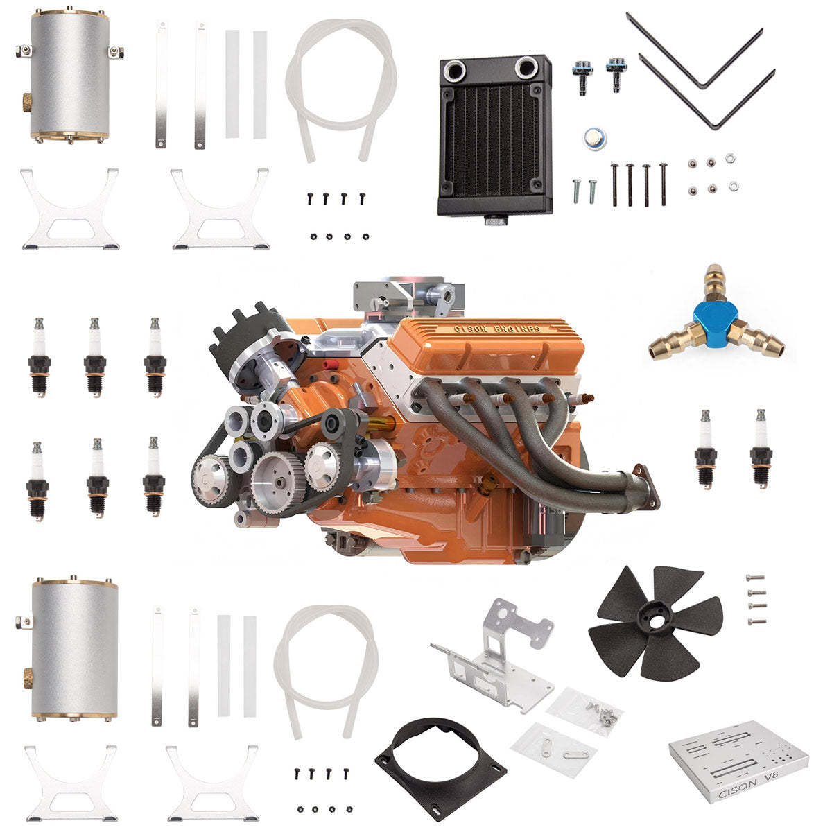 V8 Small-block Engine Model Kits
