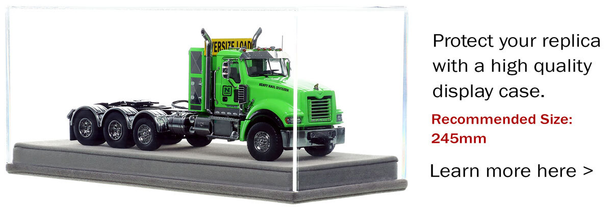 Display Case for Nuss Truck & Equipment 2014 Mack Titan Tri-axle Tractor