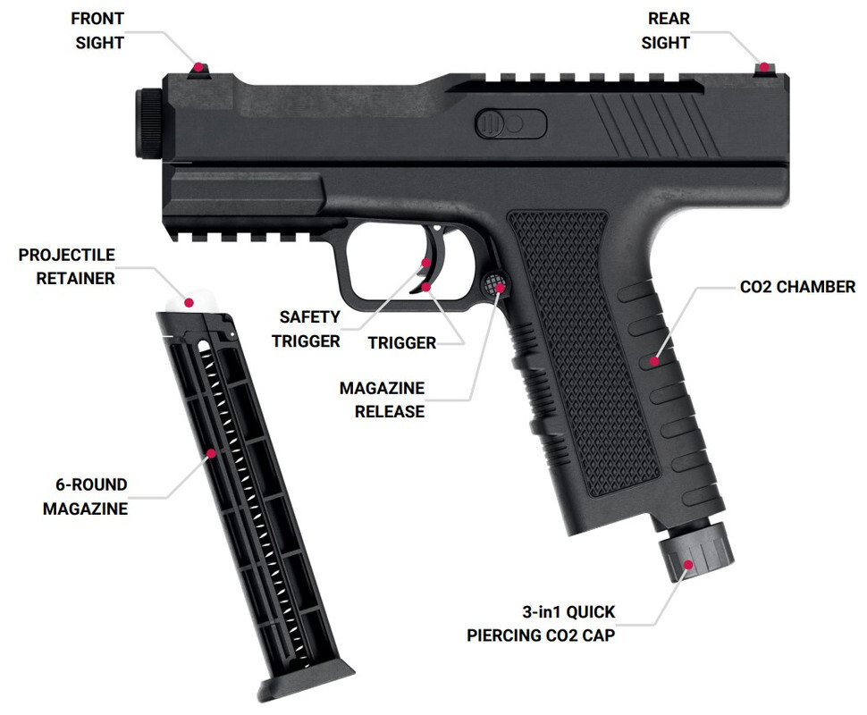 GEN2 Pistelle X-68 Toy Gun