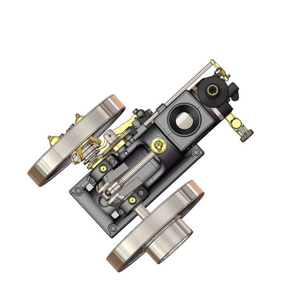 HM-01 7cc Model Hit and Miss 4-stroke Horizontal Internal Combustion Engine
