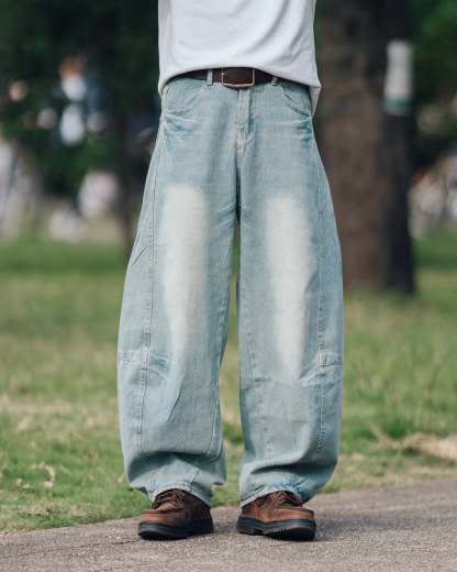 Loose Bomber Shell Jeans SL1039