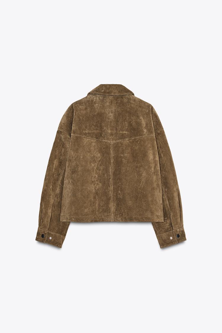 The Marble Brown Bomber Jacket