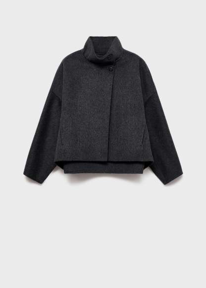 Slate Structure Cropped Jacket