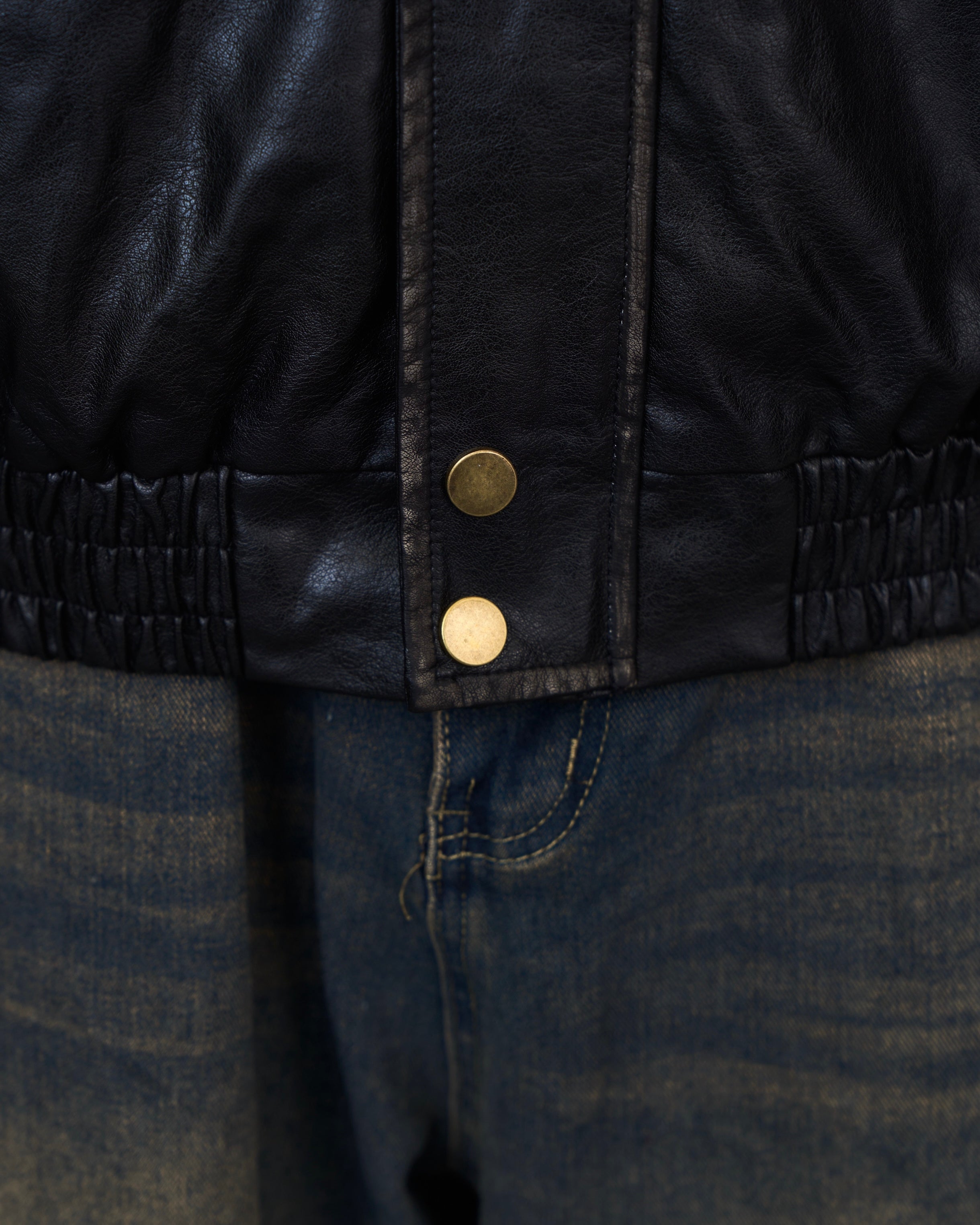 Blackout Leather Jacket SL0045