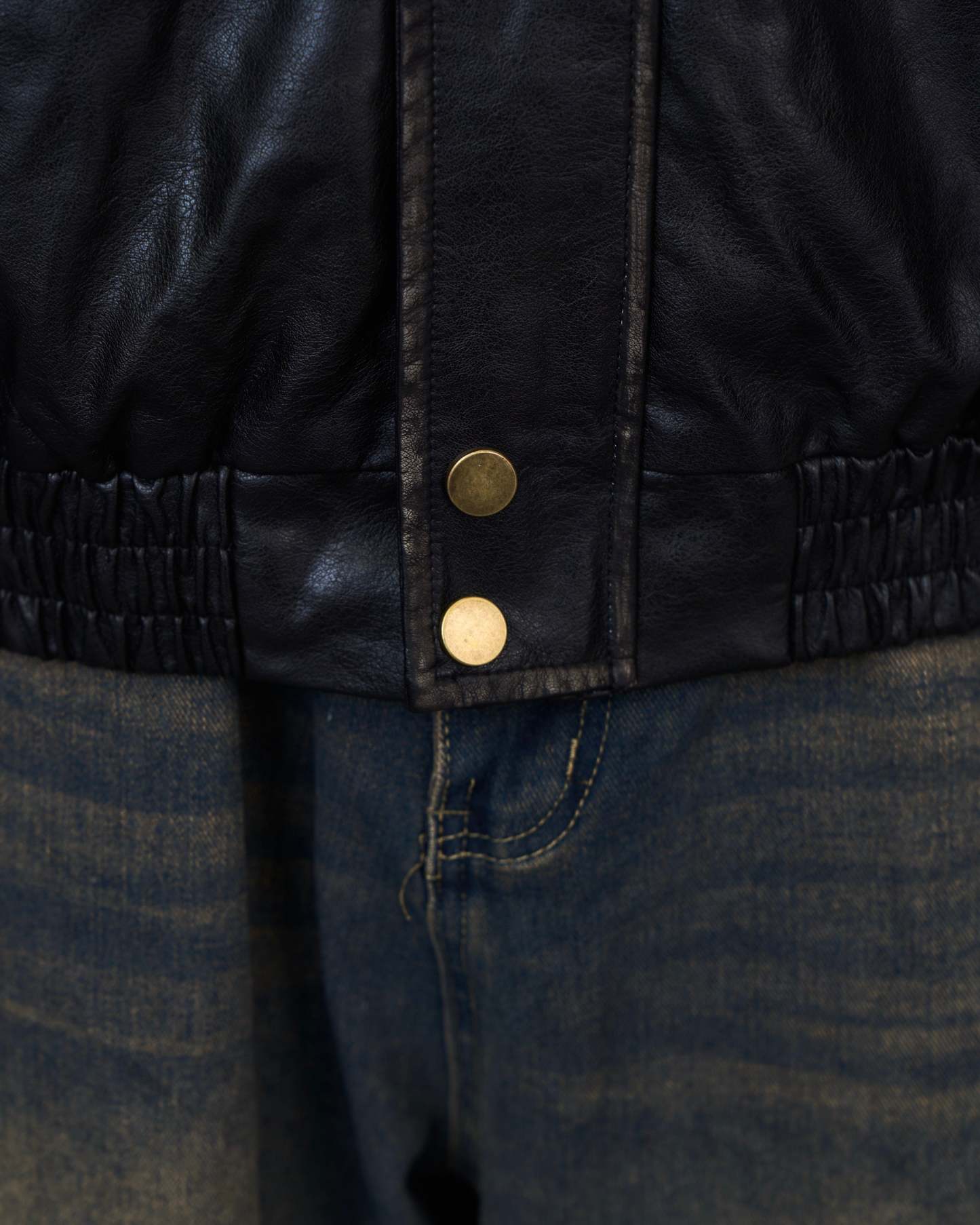 Blackout Leather Jacket SL0045