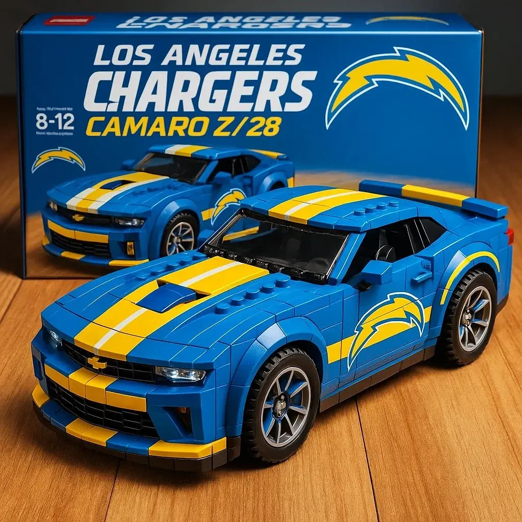 🔥Limited Edition🏈Football Team Camaro Z/28 Building Block