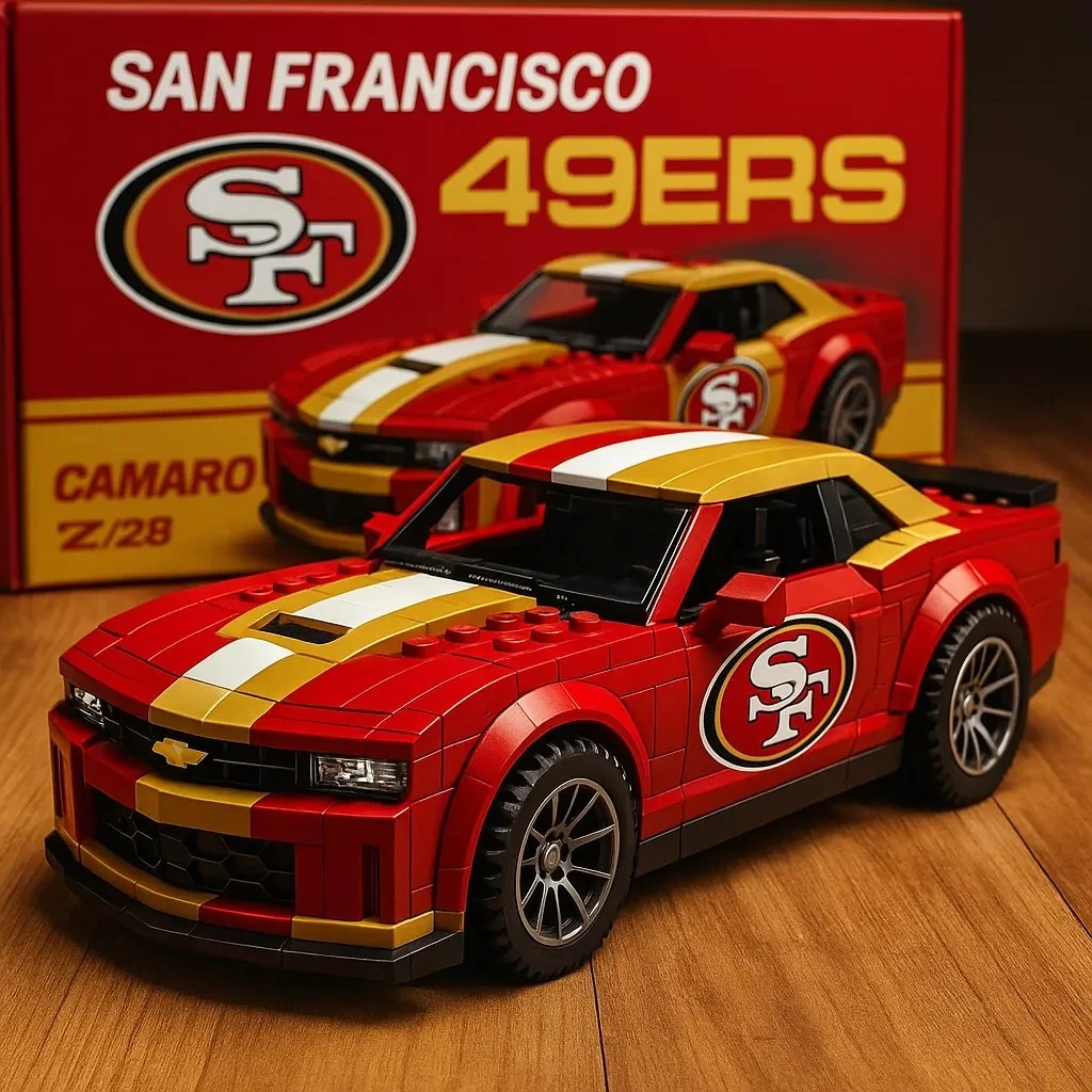🔥Limited Edition🏈Football Team Camaro Z/28 Building Block