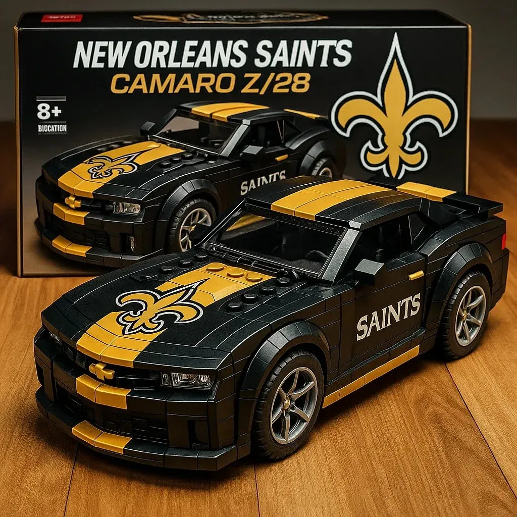 🔥Limited Edition🏈Football Team Camaro Z/28 Building Block